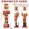 Christmas Wooden Nutcracker 15 Inch Traditional Christmas Nutcracker Decor Festive Christmas Decor for Christmas Party Shelves and Tables (Gingerbread Style)